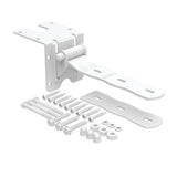 Barrette Outdoor Living 11.62 in. x 3.25 in. White No Rust Gate Hinge