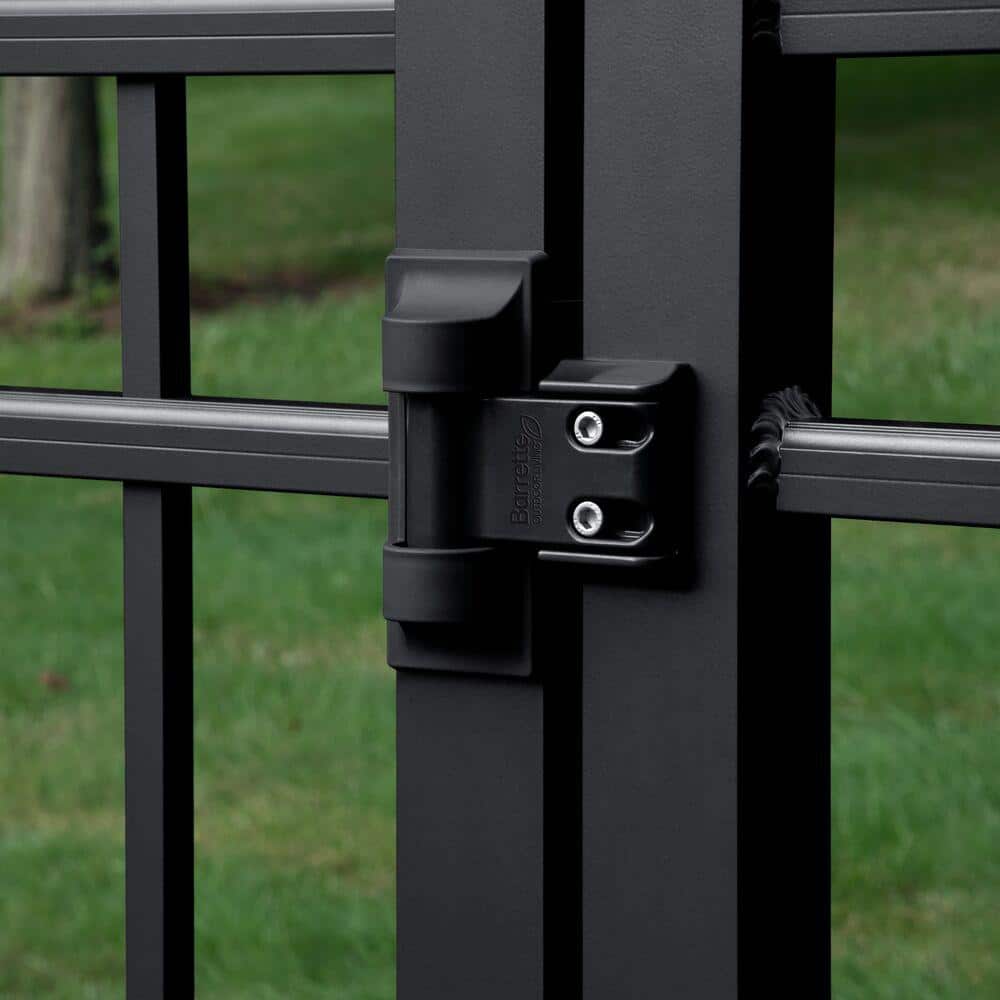 Barrette Outdoor Living 3.875 in. x 4.812 in. Stainless Light Duty Gate Hinge (2-Pack)