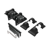 Barrette Outdoor Living 3.875 in. x 4.812 in. Stainless Light Duty Gate Hinge (2-Pack)