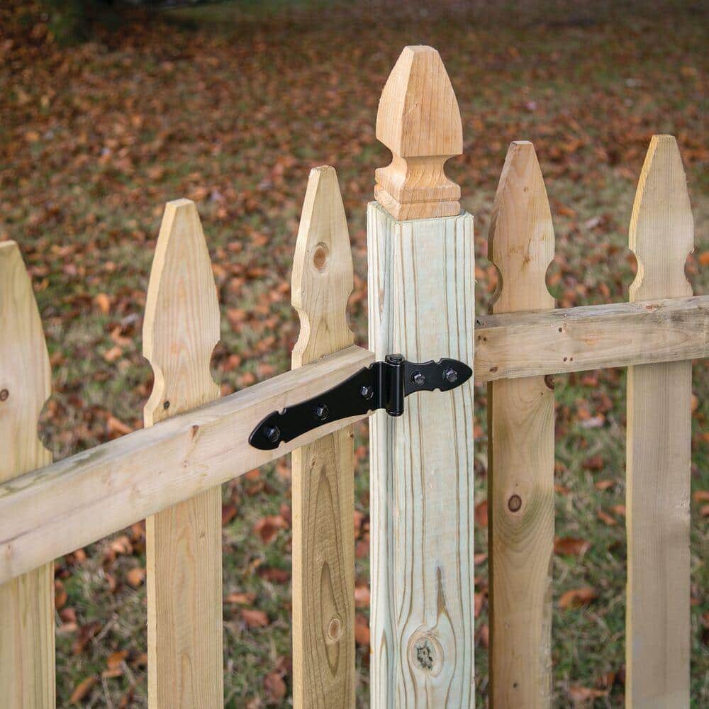 Barrette Outdoor Living 8 in. Standard Half Strap Hinge