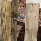 Barrette Outdoor Living 9.312 in x 2.25 in Screw Hook and Eye Hinge