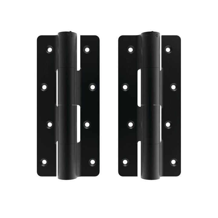 Barrette Outdoor Living 3.125 in. x 7.187 in. Aluminum Black Heavy-Duty Butterfly Hinge (2-Pack)