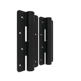 Barrette Outdoor Living 3.125 in. x 7.187 in. Aluminum Black Heavy-Duty Butterfly Hinge (2-Pack)