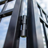 Barrette Outdoor Living 3.125 in. x 4.875 in. Aluminum Black Standard Butterfly Hinge (2-Pack)