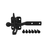 Barrette Outdoor Living 4.562 in. x 2.312 in. Steel Matte Black Gravity Latch
