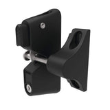 Barrette Outdoor Living 3.312 in. x 5.187 in. Black Nylon with Stainless Steel 1-Sided Key Locking Gravity Latch