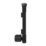 Barrette Outdoor Living 4 in. x 15.375 in. Nylon/Stainless Steel Black Compact Locking Pool Safety Latch