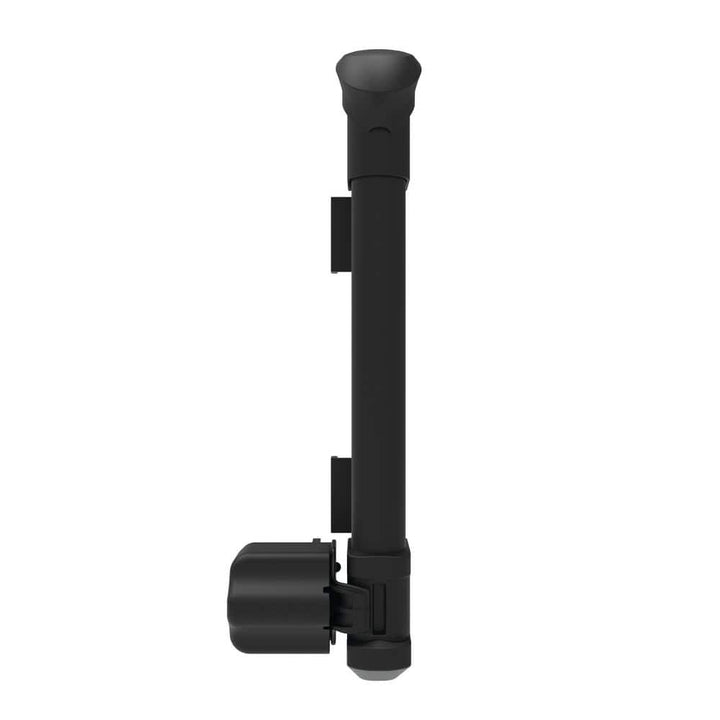 Barrette Outdoor Living 4 in. x 15.375 in. Nylon/Stainless Steel Black Compact Locking Pool Safety Latch