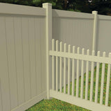 Barrette Outdoor Living Transition Fence Bracket Sand for 2 in. x 6 in. Rail