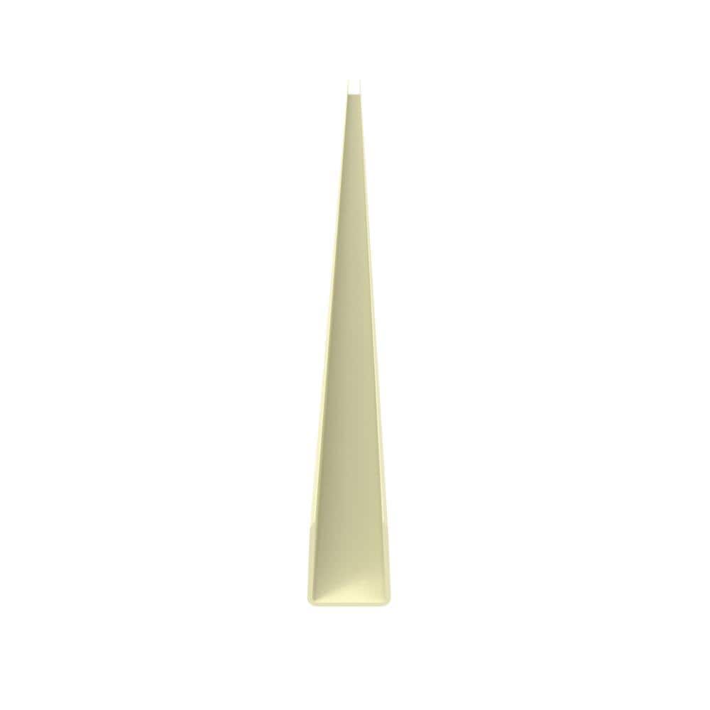 Barrette Outdoor Living 1.02 in. x 1.379 in. x 59.5 in. Vinyl Fence Sand U-Channel