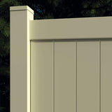 Barrette Outdoor Living 1.02 in. x 1.379 in. x 59.5 in. Vinyl Fence Sand U-Channel