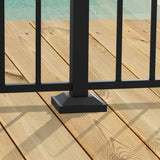 Barrette Outdoor Living 2 in. Black Surface Mount