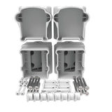 Barrette Outdoor Living Bella Premier Series White Vinyl Left/Right Angle Bracket Kit