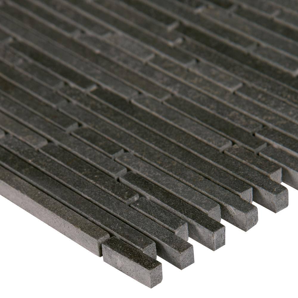 MSI Basalt Blue 12 in. x 12 in. Honed Basalt Patterned Look Wall Tile (10 sq. ft./Case)