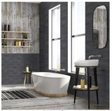 Jeffrey Court Basalt Gray 4 in. x 12 in. Honed Basalt Wall and Floor Tile (1 sq. ft./Pack)*