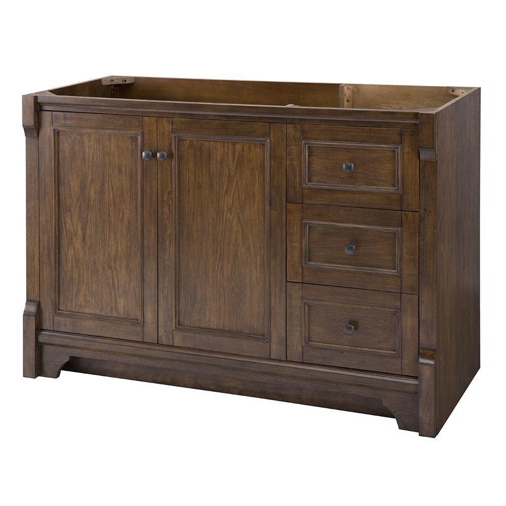 Creedmoor 30 in. W x 34 in. H Vanity Cabinet Only in Walnut - Super Arbor