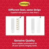 3M Command White Large Picture Hanging Strips, 16 lb Hold, 8 Pack (4 Pairs)