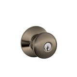 Plymouth Bright Brass Keyed Entry Door Knob - Super Arbor
