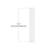 72 in. Roman Bronze Extension Downrod