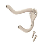 Satin Nickel Coat and Hat Hook