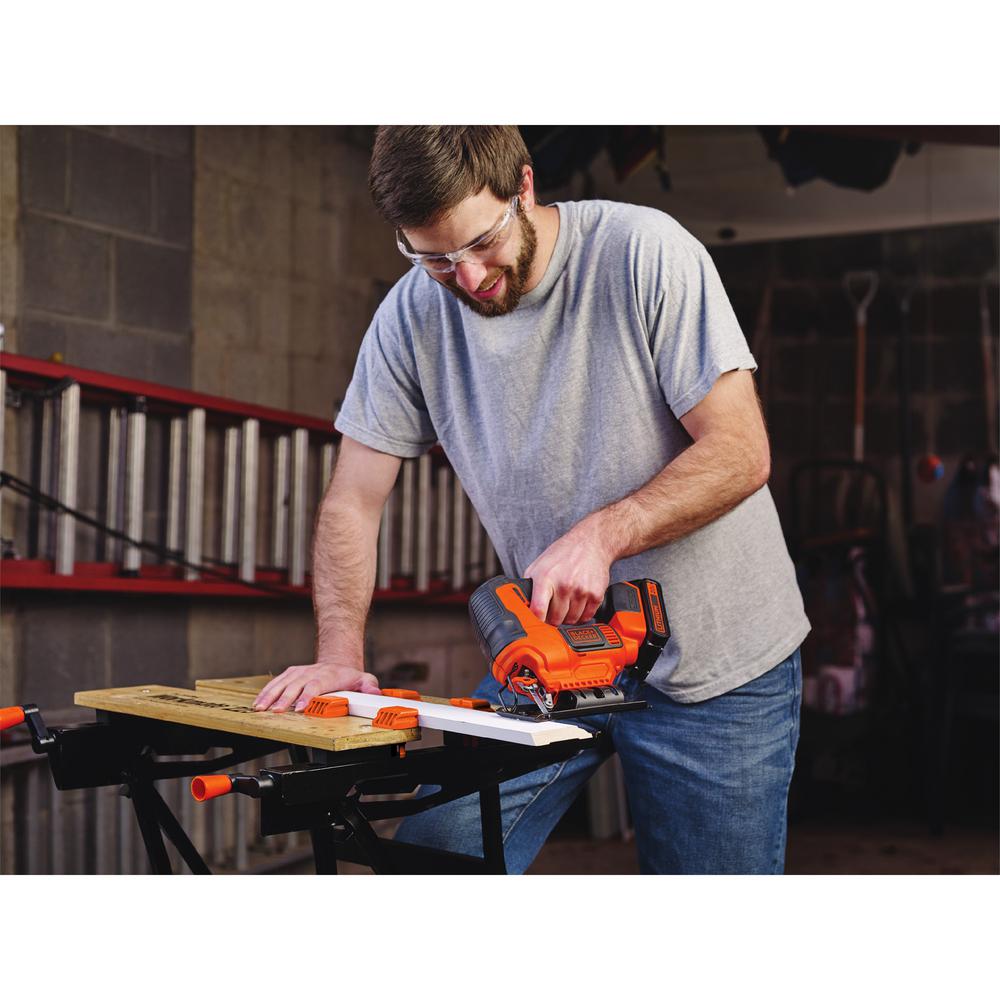 20-Volt MAX Lithium-Ion Cordless Jig Saw (Tool-Only) - Super Arbor