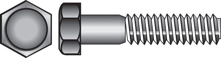 Hillman 1/2-13 in. Diameter x 2-1/2 in. Length Steel Hex Head Cap Screw, 25-Pack