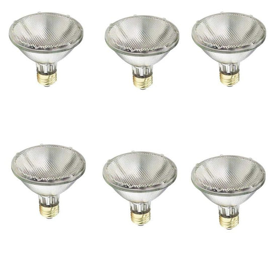 Philips 75-Watt Equivalent PAR30S Halogen Indoor/Outdoor Dimmable Flood Light Bulb (6-Pack)