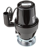 Everbilt Designer Series 1/2 HP Continuous Feed Garbage Disposal with Brushed Nickel Sink Flange and Attached Power Cord