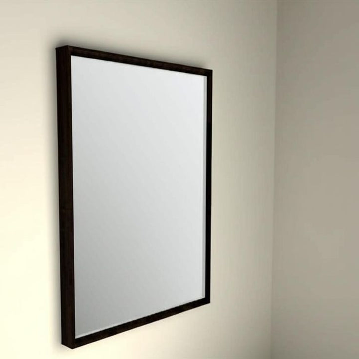 Home Decorators Collection 25 in. x 31 in. Anti-Fog Bathroom Vanity Mirror in Pewter
