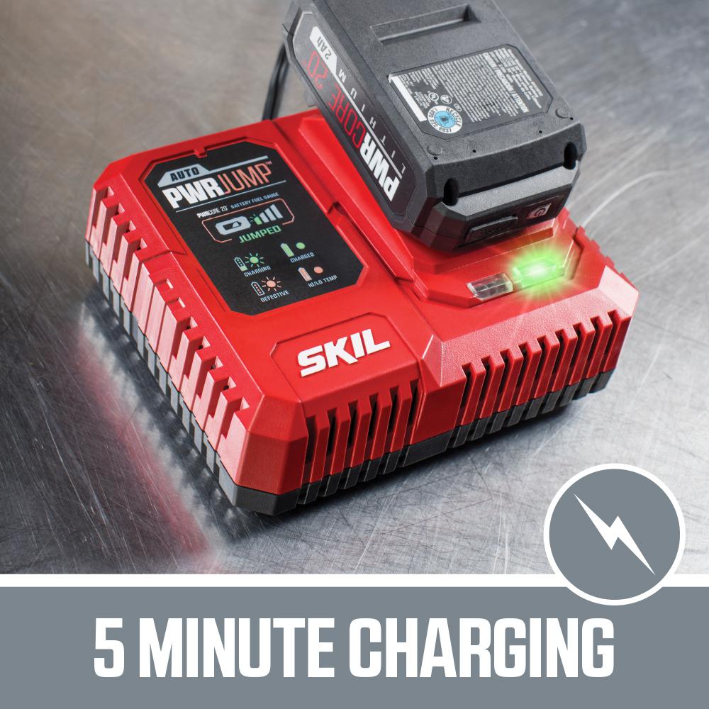PWRCore 20-Volt Brushless Cordless 1/2 in. Hammer Drill Kit Plus 2.0Ah Lithium-Ion Battery (USB) Plus PWRJump Charger - Super Arbor