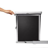 simplehuman 30-Liter Black Plastic Trash Can