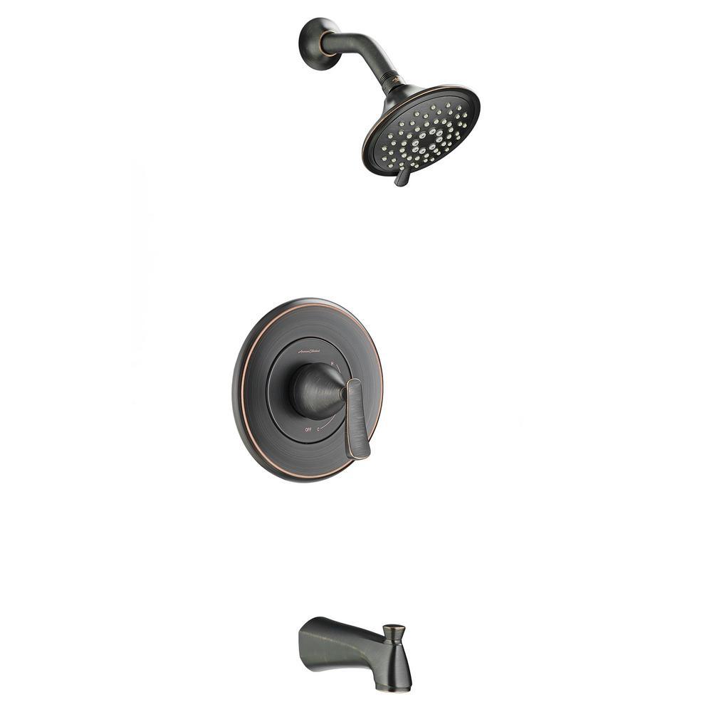 Chatfield Single-Handle 3-Spray Tub and Shower Faucet with 1.8 GPM (Set of 2) in Legacy Bronze (Valve Included) - Super Arbor