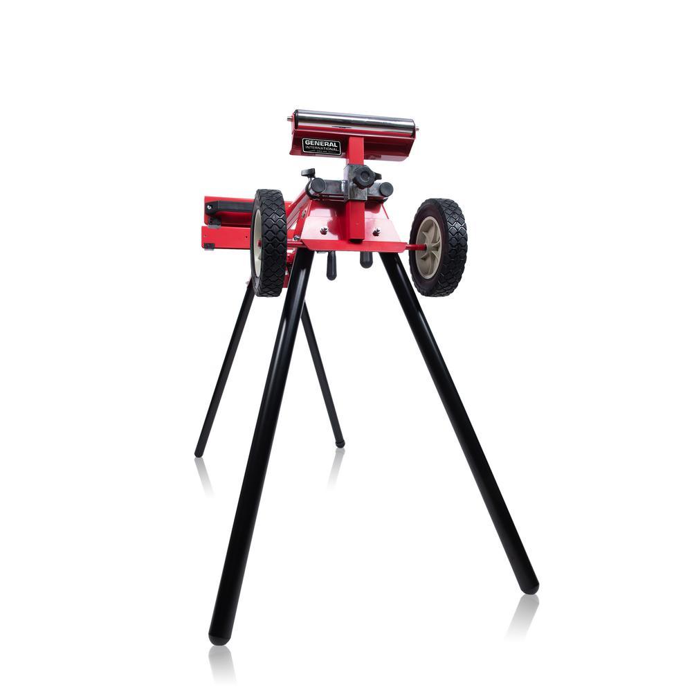 8 in. Miter Saw Stand with Solid Tires - Super Arbor