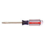 CRAFTSMAN Acetate Handle 1/4-in Slottedhead Screwdriver