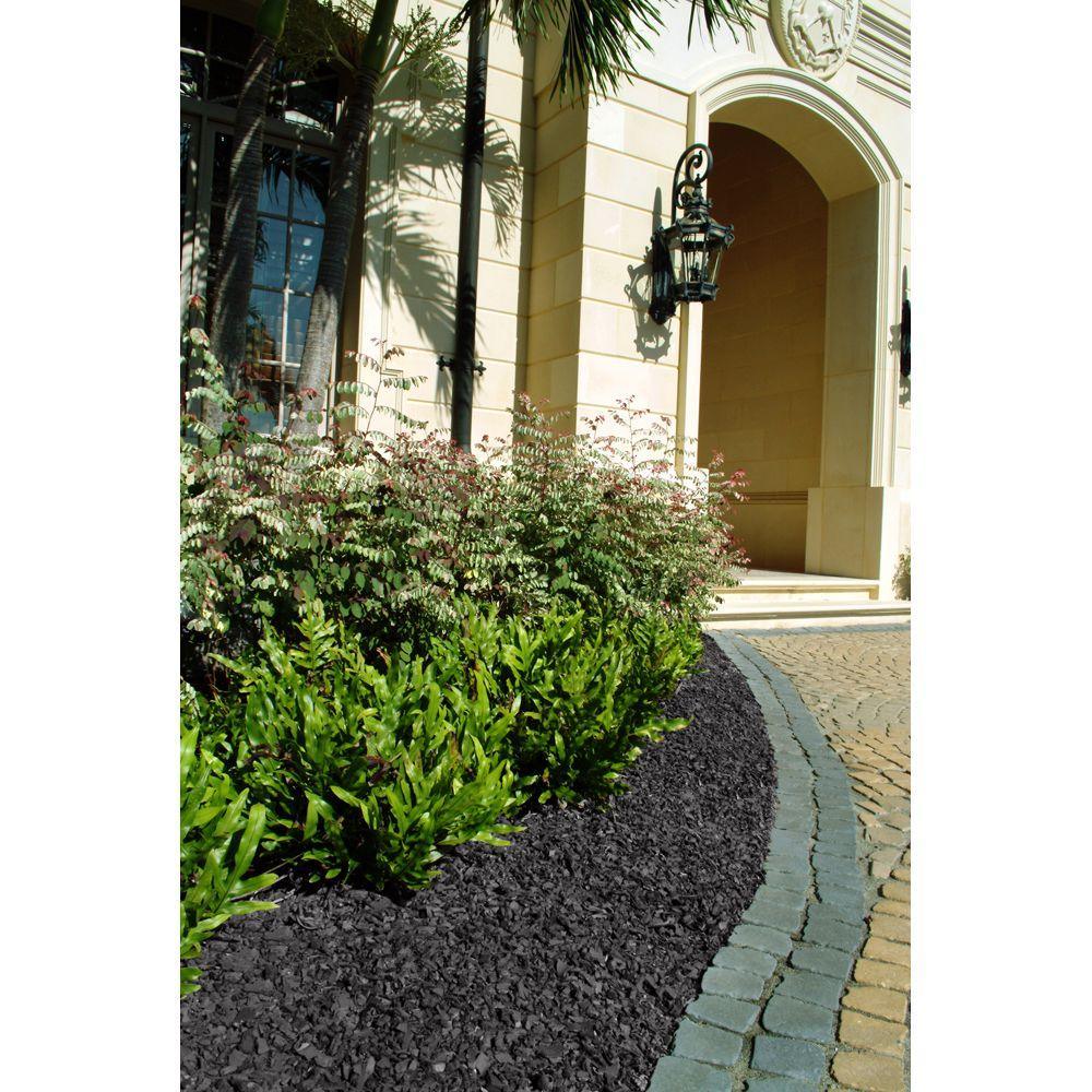 38.5 cu. ft. Espresso Black Rubber Mulch - Super Arbor