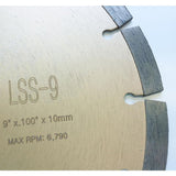 Whirlwind USA 9 in. 16-Teeth Segmented Diamond Blade for Dry or Wet Cutting Concrete, Stone, Brick and Masonry