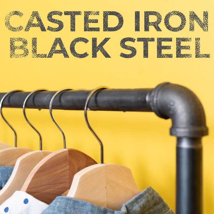1/2 in. x 3.5 ft. L Black Pipe Freestanding Clothing Rack Kit