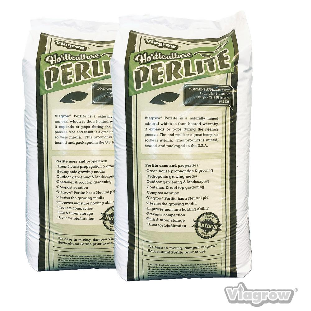 Viagrow 4 cu. ft. of Perlite (2-Pack) - Super Arbor