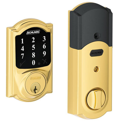 Camelot Bright Brass Connect Smart Lock - Super Arbor