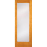 24 in. x 80 in. Privacy Smooth 1 Lite Primed MDF Interior Door Slab - Super Arbor