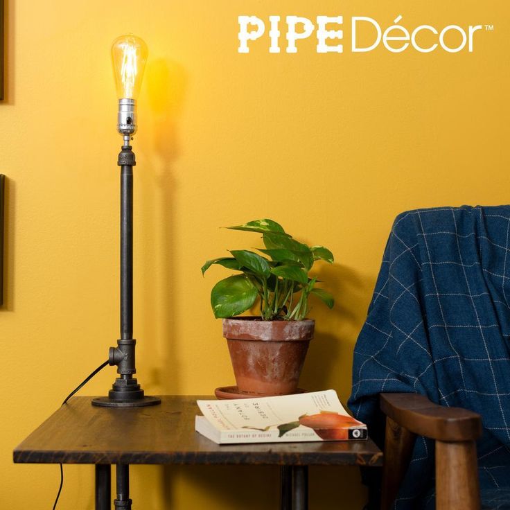 1/2 in. Black Steel Pipe 20.5 in. H Torch Style Lamp Kit