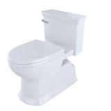 Eco Soiree 1-Piece 1.28 GPF Single Flush Elongated Skirted Toilet with CeFiONtect in Sedona Beige - Super Arbor