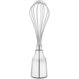 5-Speed Silver Immersion Blender with Whisk and Chopper Attachments