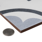 Merola Tile Amberes Azul II 13 in. x 13 in. Ceramic Floor and Wall Tile (15.85 sq. ft./Case)