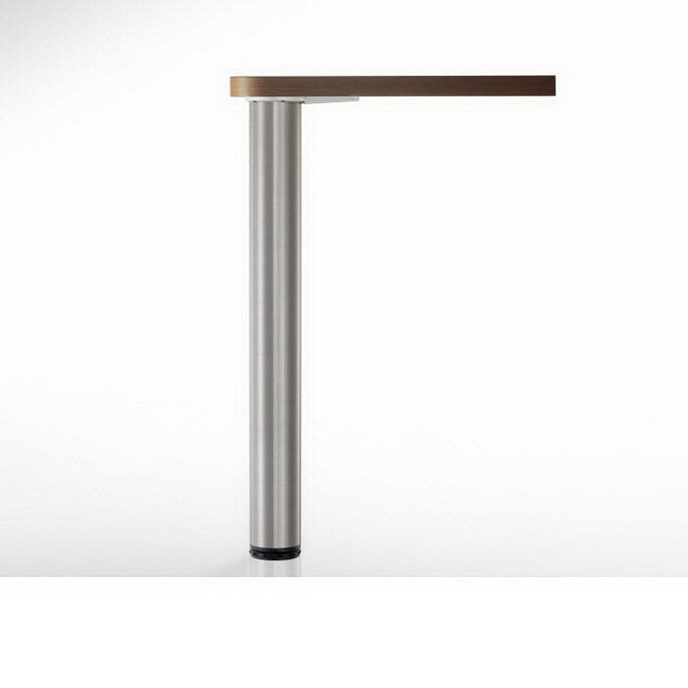 40-1/8 in. Satin Chrome Metal Round Adjustable Leg - Super Arbor
