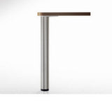 40-1/8 in. Satin Chrome Metal Round Adjustable Leg - Super Arbor