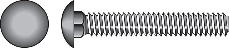 Hillman 5/16 in. x 3-1/2 in. Stainless Steel Carriage Bolts (25-Pack)