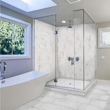 Florida Tile Home Collection Michelangelo Calacatta Rectified 12 in. x 24 in. Porcelain Floor and Wall Tile (13.3 sq. ft. /case)