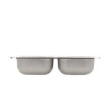 Drop-In Stainless Steel 33 in. 4-Hole Double Bowl Kitchen Sink - Super Arbor