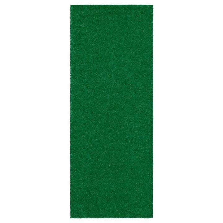 Ottomanson Garden Grass Collection 2 ft. x 5 ft. Green Artificial Grass Rug